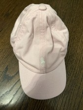 Polo Ralph Lauren Hat Youth 4-6x Pink Adjustable Preppy Casual Logo