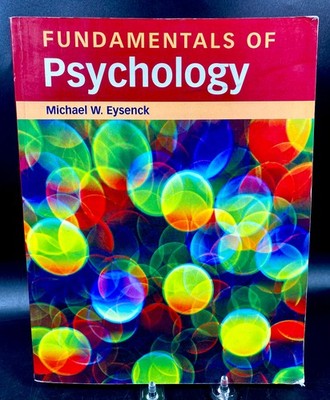 2009 Fundamentals of Psychology by Michael W. Eysenck Psychology Press Hardcover