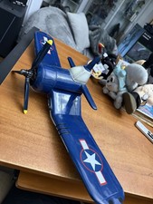 Legion US F4U Corsair Plane hanging decor moving Propeller 22 Inch Wood