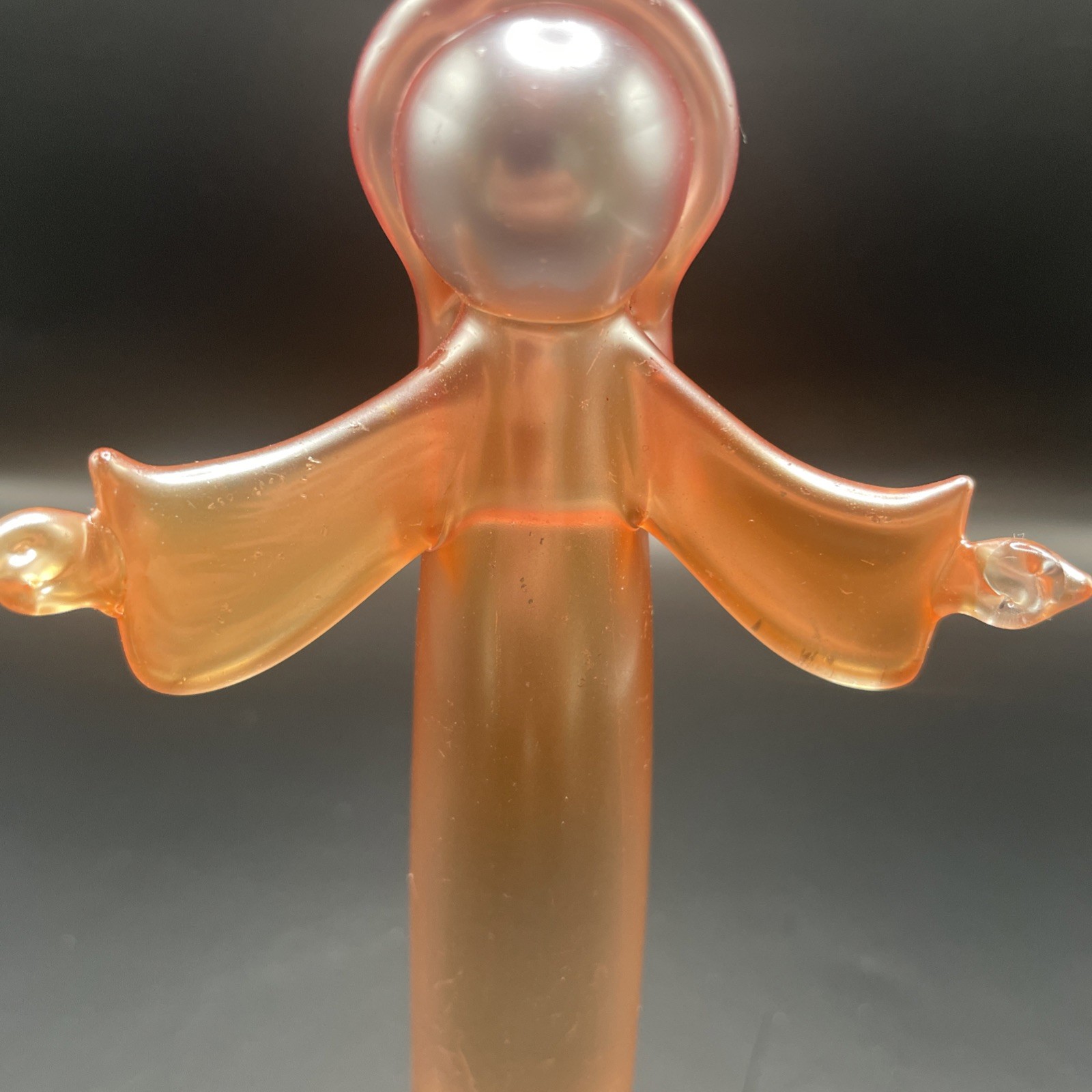 Modernist Pastel Glass Nativity Figure Joseph Vintage Replacement Piece Faceless