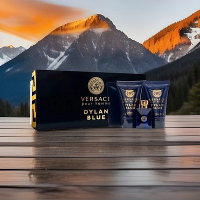 Versace Dylan Blue Men 3pc Mini Gift Set For Men 