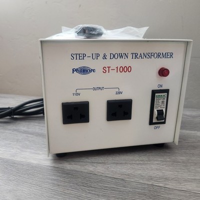 Philmore White Step-Up & Down Transformer ST-1000 Heavy Duty Voltage Converter