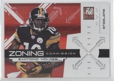 2010 Donruss Elite Zoning Commission Red 26/49 Santonio Holmes #15 0f8