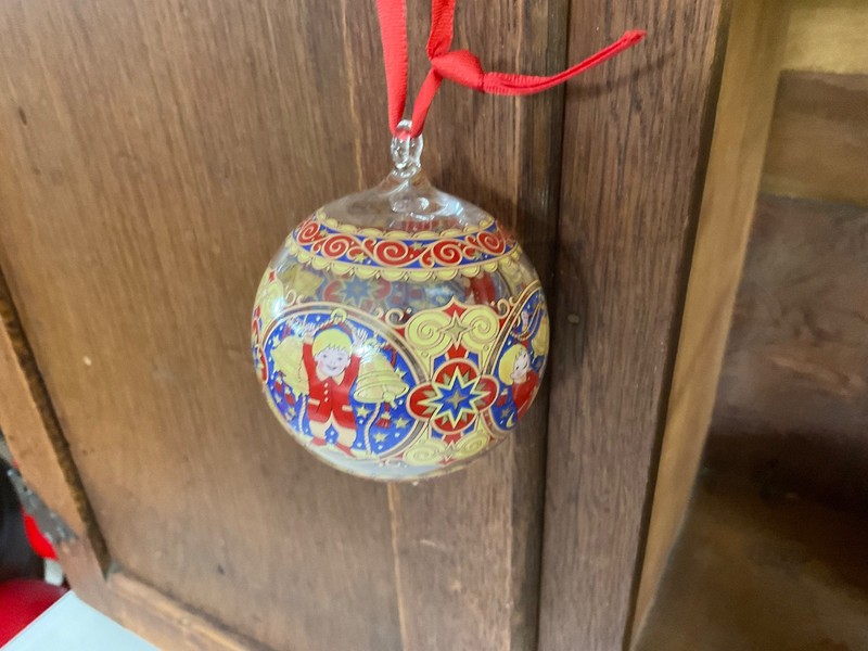 2009 Hutschenreuther Litauen Christmas Crystal Ornament Collectible