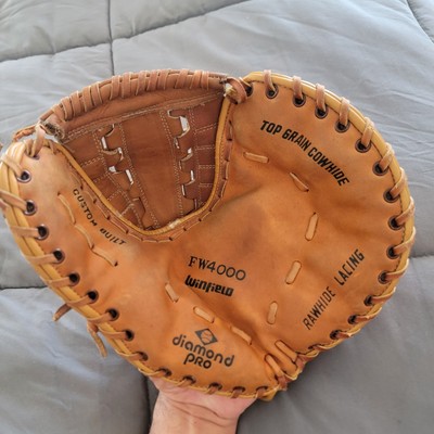 Diamond Pro Baseball Glove/Mitt Winfield FW 4000 RHT Top Grain Cowhide 