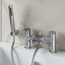 Waterfall Bathroom Taps Basin Mixer Bath Filler Shower Deck Chrome Tap Sets