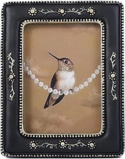 Small Vintage Picture Frames 2.5X3.5 Antique Mini Black Picture Frame Wall Mount