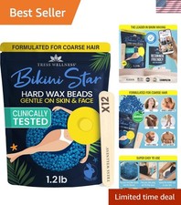 Wax Beads - Safe for Skin - Dermatologically Tested - At-Home Kit for Bikini,...