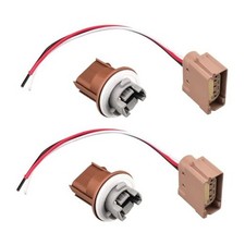 2 PCS Turn Signal Socket and Pigtail Connector with Wire Harness Compatible