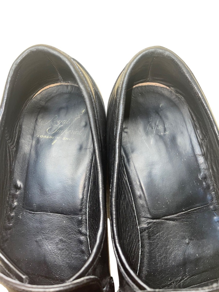 Florsheim Men’s Black Leather Made In Italy Royal Imperial Loafers Size 10.5E s-l400.jpg main image 3