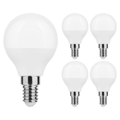 Modee E14 LED Filamentlampe G45 4,9W 470lm 4000K Neutralweiß 5 Stück