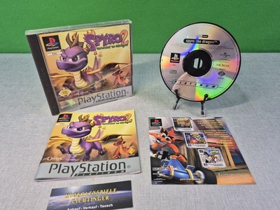 Spyro 2 / Spyro The Dragon 2 - Gateway To Glimmer Platinum PS1 Playstation 1