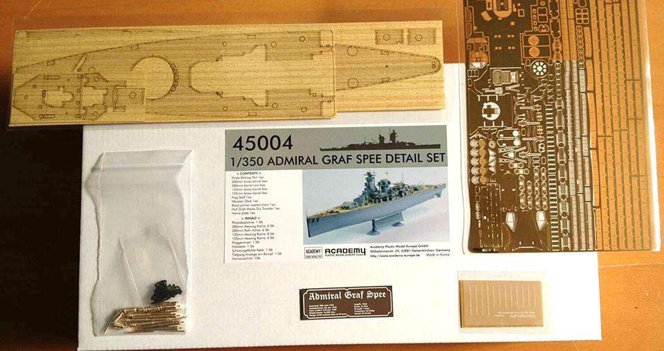 45004 Academy 1/350 Detail Set GRAF SPEE (Academy) - Bild 2 von 2