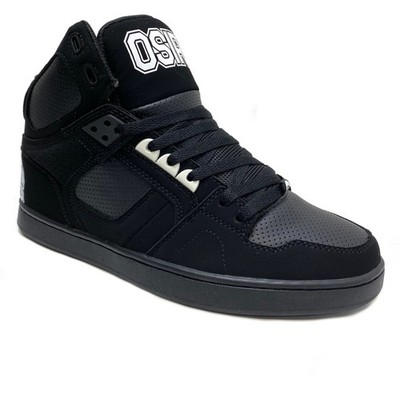 OSIRIS SCHUHE NYC 83 CLK BLACK & WHITE SNEAKER (UK 11 EUR 47)