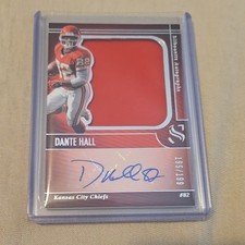 2025 Panini Silhouette Dante Hall Silhouette Autographs Chiefs Auto /199 #SA-DHL
