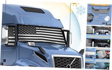 Semi Truck Sun Shade for Windshield and Side Window   Retractable US Flag