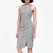 Banana Republic Bi-Stretch Sheath Houndstooth Dress