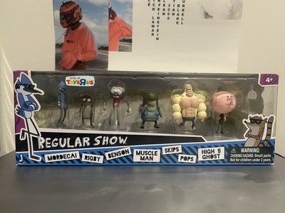 Jazwares Regular Show Action Mini Figure Set of 7 - Original Toys R Us Unopened