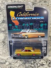 Greenlight Lowriders Series 4 1963 Impala SS Gold & Red 1/64 PACKAGE DAMAGE