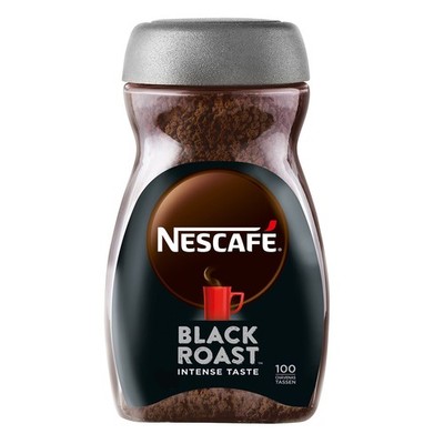 NESCAFÉ Classic Black Roast (1 x 200g) Löslicher Bohnenkaffee, Instantkaffee