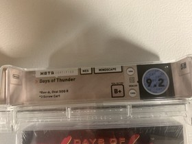 Days of Thunder - Wata 9.2 B+ Sellado [Oval SOQ R], NES Mindscape 1990 EE. UU.