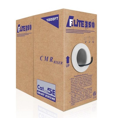 Ethernet Cable UTP Solid Bare Copper Bulk Cat5e Riser