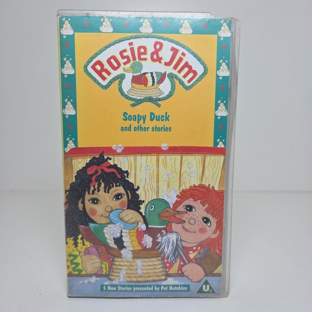 Rosie & Jim Soapy Duck VHS 1994 Ragdoll Productions Children's TV Classic