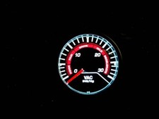 Megan Racing Led Light Vacuum Meter Tinted Gauge 52mm Mg-vm Megan Racing Led Light Vacuum Meter Tinted Gauge 52mm Mg-vm
