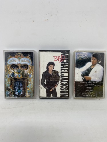 Cassette Lot 3 Bad (promo Copy) Dangerous Thriller Michael Jackson - Picture 1 of 18