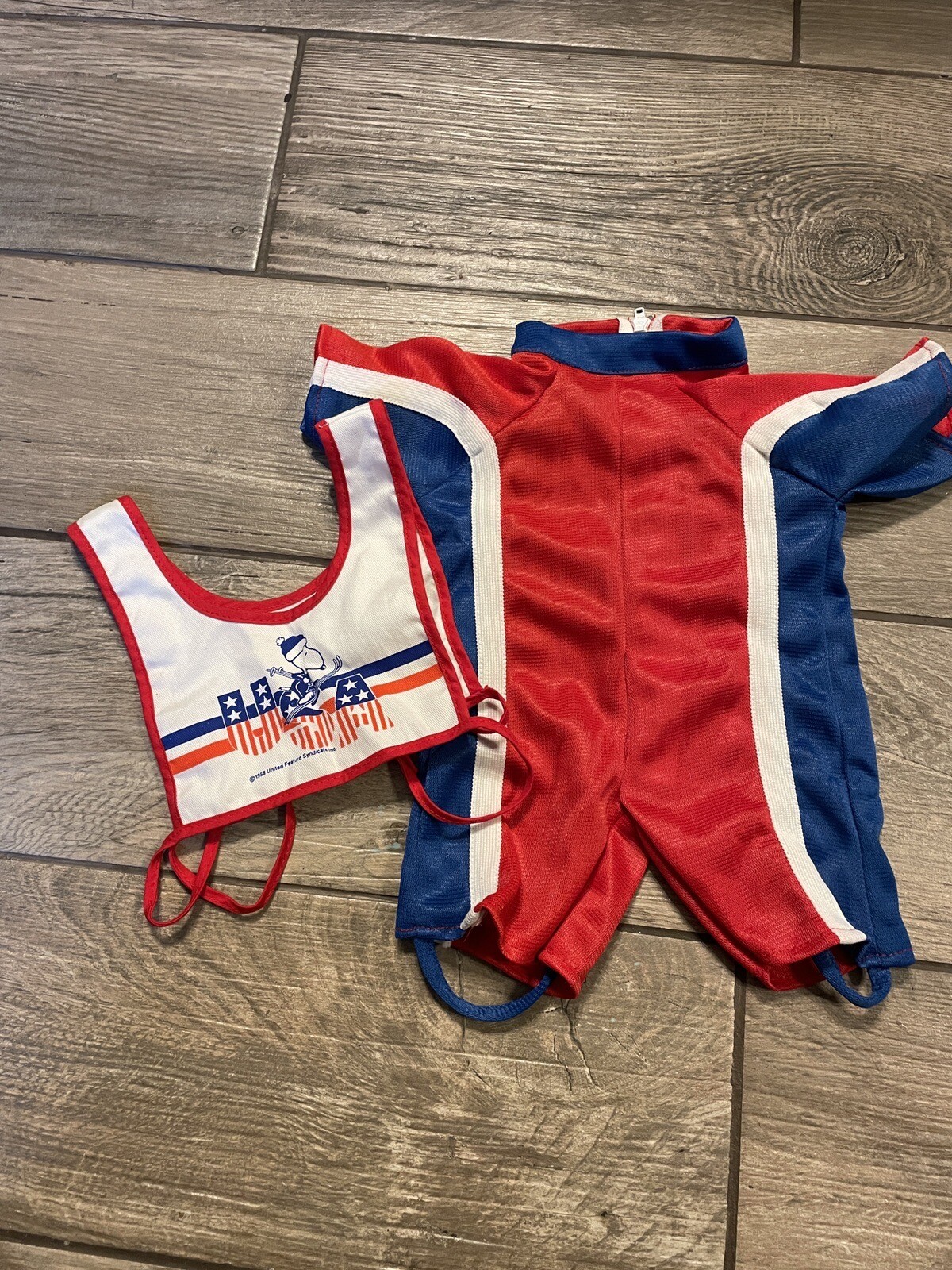 Snoopy’s 1958 USA Olympics Outfit Set for 18” Plush Doll-image