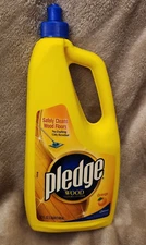 sc Johnson PLEDGE~Orange Scent ~Wood Floor Cleaner No Dulling Oily Residue 32 oz