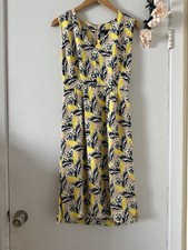 New J. Crew 100% Silk Spring Meadow Floral Dress Yellow size 0