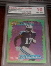 DORIAL BECKHAM Rookie****2015 TOPPS FINEST--GREEN--GEM 10---TITANS---MAD DOG