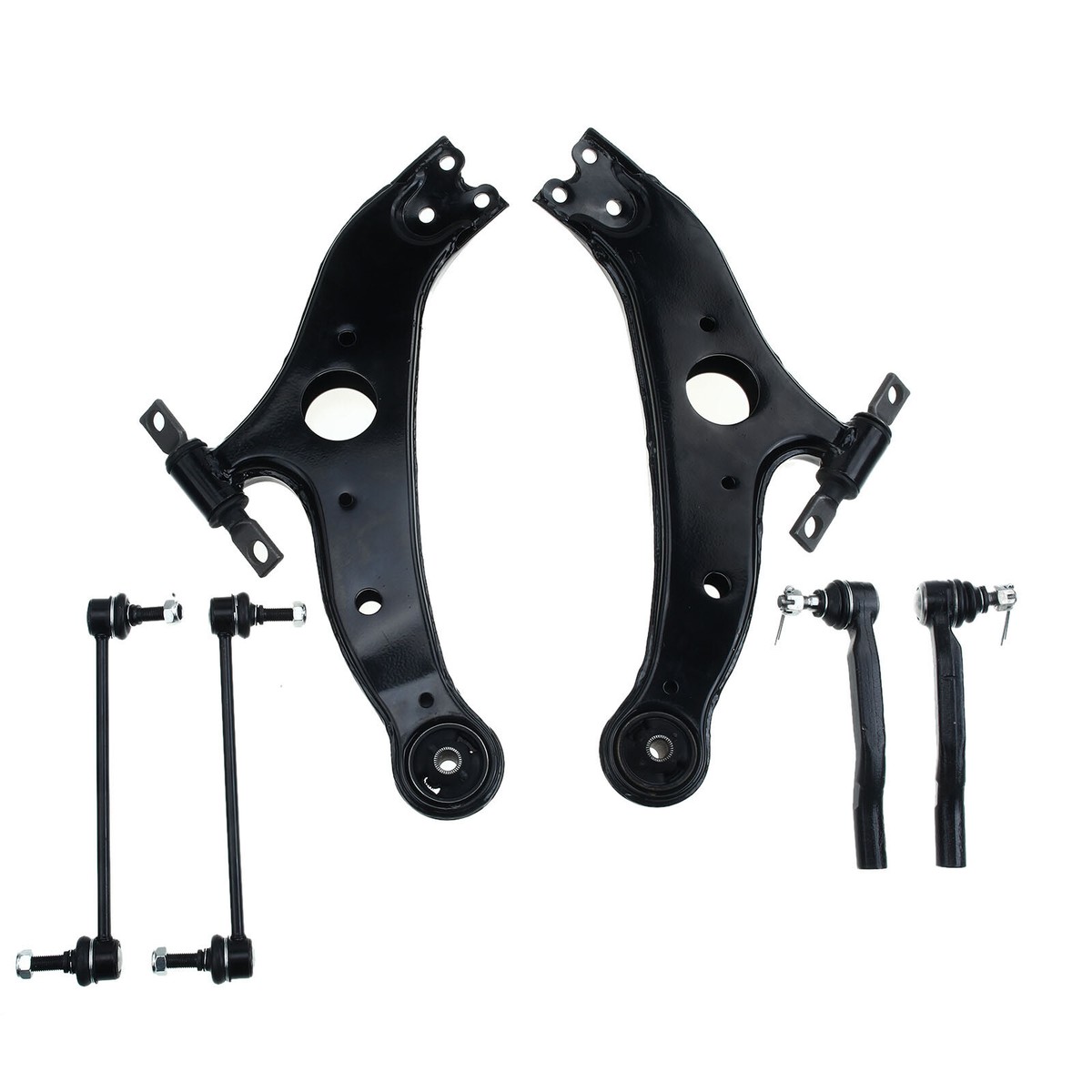 Suspension Repair Kit 2-PC Front Sway Bar End Links Kit For 2004-2010 Toyota Sienna - K80249 Replacement Toyota Sienna Front Sway Bar End Links 2004-2010