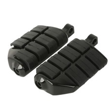 Par de estriberas de montaje macho reposapiés aptos para Harley Touring Sportster Softail Dyna