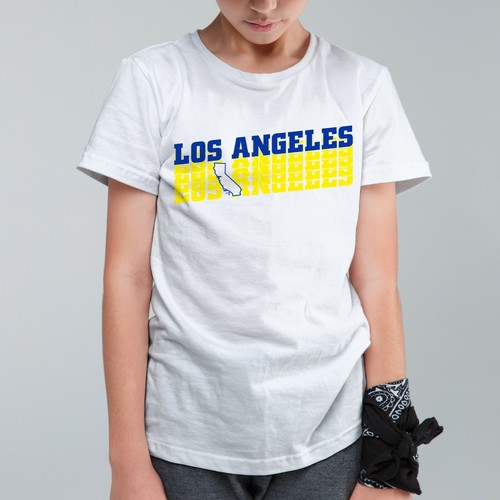 Los Angeles City Retro Repeat - Hometown Local Sports Team Youth T Shirt - Picture 9 of 30
