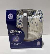 1  Pack - Kleenex Tissues Go Anywhere Packs with hanging strap, Brand New