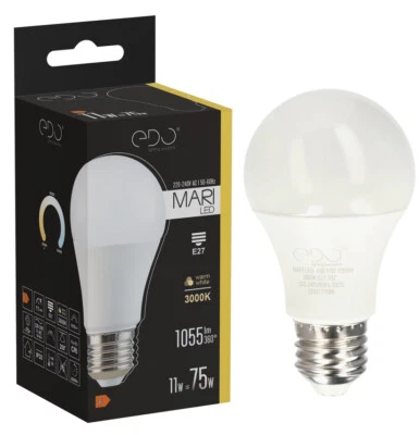 Ampoule LED Mari E27 11W 3000K blanc chaude 1055lm Edo Solutions - Photo 1/2