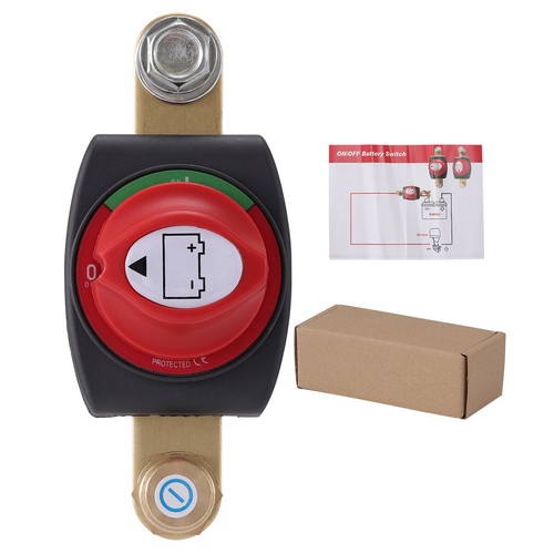 12-48V Car Side Post Battery Disconnect Switch On/Off Power Cut Master Isolator - Picture 10 of 11