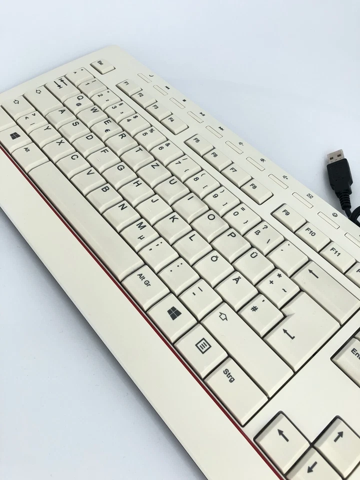 Fujitsu KB521 USB DE Tastatur QWERTZ beige Bundle 5 10 15 20 25 Kabelgebunden - Bild 2 von 4