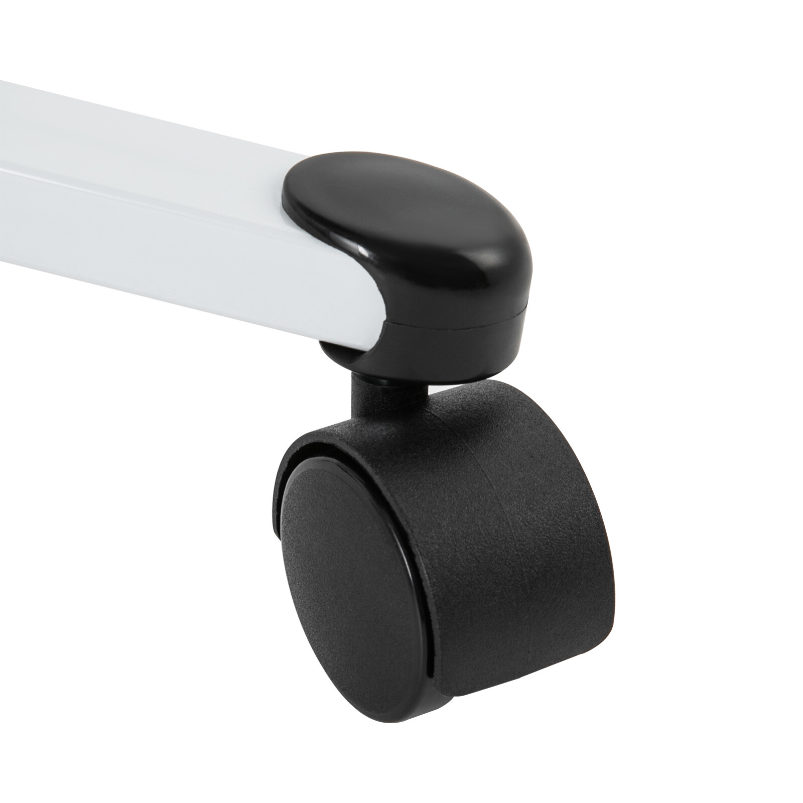 Black Adjustable Pedicure Stool with Wheels for Comfort and Convenience