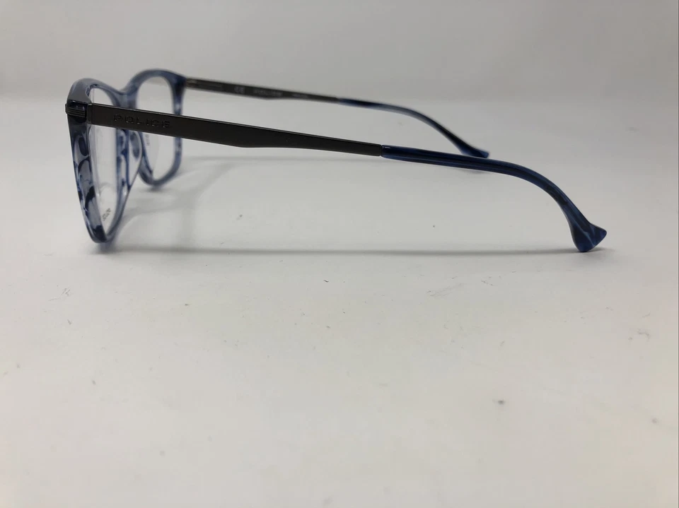Monturas para gafas POLICÍA SKILL UP 1 VPL053 0M00 52-18-145 Gunmetal/Azul/624 Foto 3 de 4