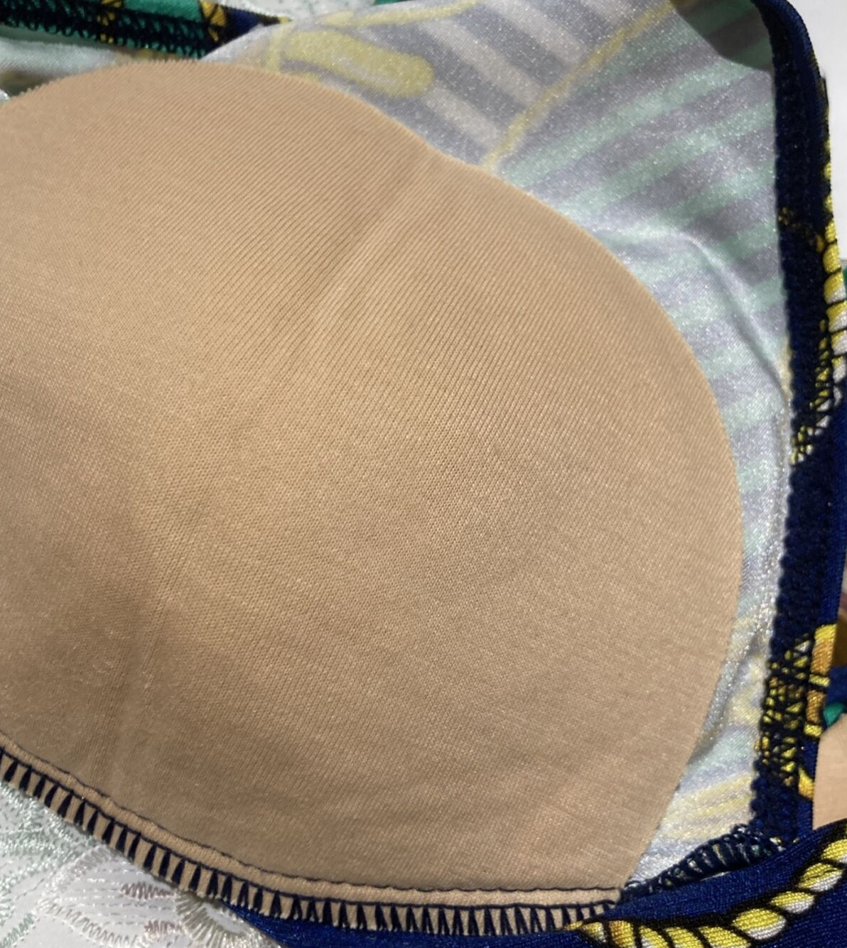 Vintage 1990s Nautical Style "Swimstyle" Bikini, 36" Bust, Size 14 UK 8