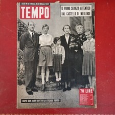 Settimanale Tempo n° 42 anno 1949	Direttore Arturo Tofanelli. Ed. Milano Nuova