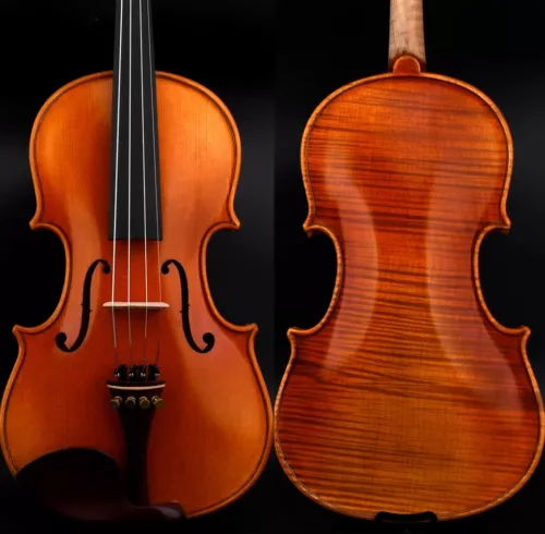 T31 Superb Master Stradivari Style Violin 3/4 Beautiful European Wood Sweet Tone