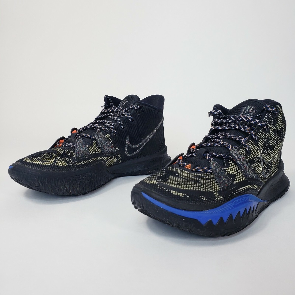 シューズ(男性用) NIKE kyrie7 26cm 🏀Nike Kyrie 7 'Grind' Black Lime Ice Total Orange Mens Size 8