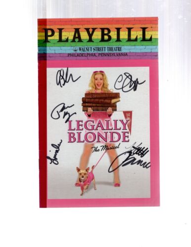 1 - Legally Blonde Walnut Street Playbill Broadway Philadelphia SIGNIERT 2019 - Bild 2 von 3