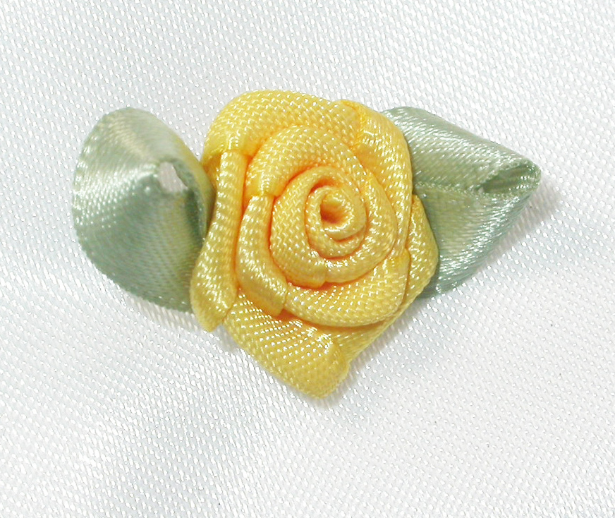 Polyester Satin Ribbon Roses 25 Pack - Lots of colors! USA STOCK ...