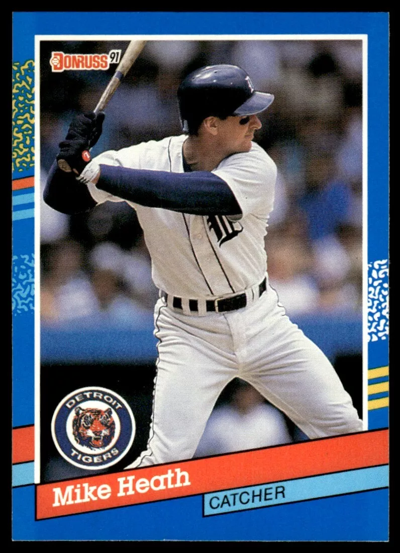 1991 Donruss #230 Mike Heath Detroit Tigers