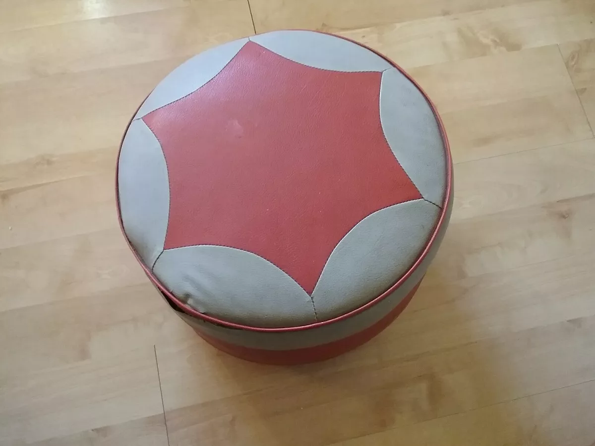 Straw pouffe cheap